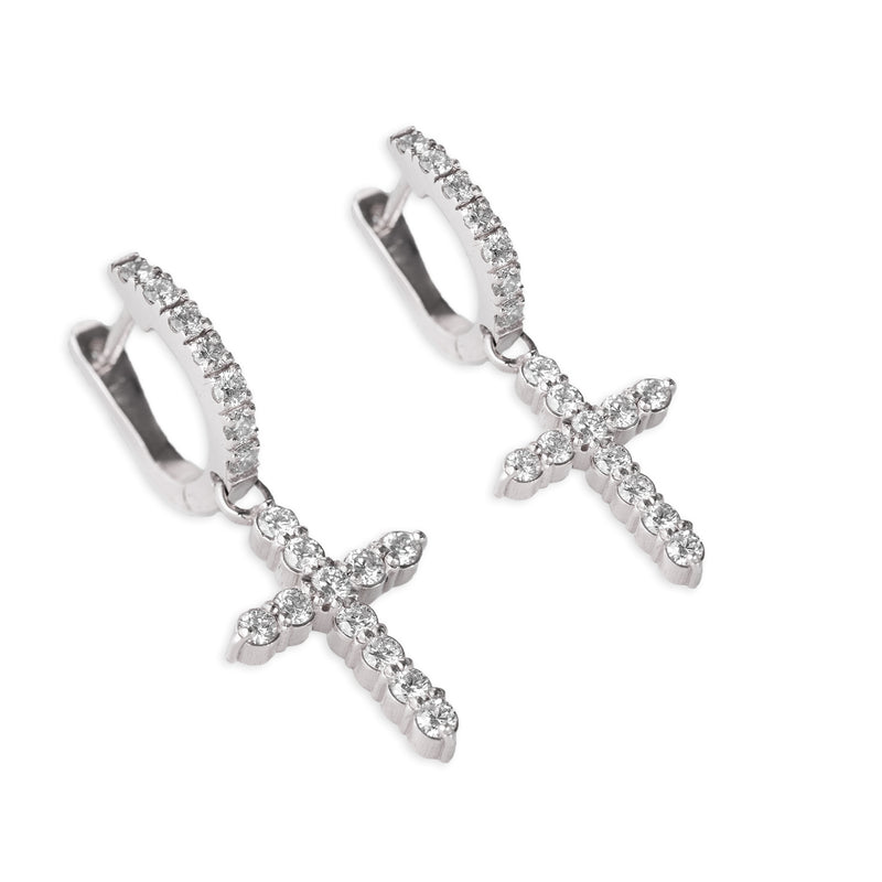 Stunning Cross Stud Earrings – J&CO Jewellery